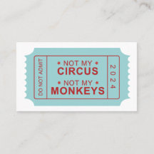 Inte mitt cirkus, inte mitt påminnelsekort för apo