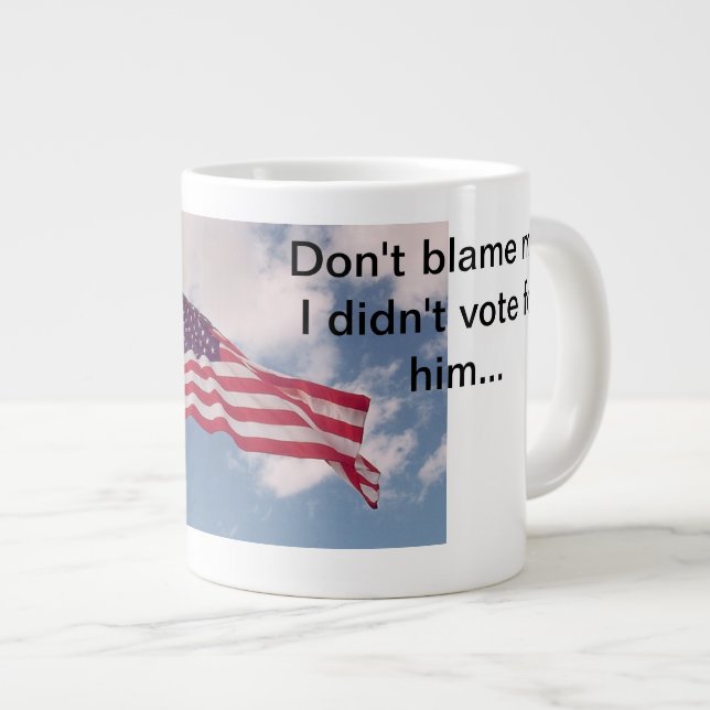 Inte mitt fel jumbo mugg (Framsida höger)