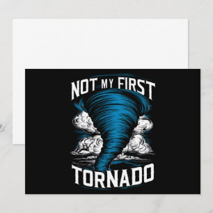 Inte mitt första Tornado Retro Storm Chaser Inbjudningar