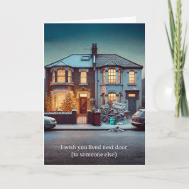 Inte mitt julhälsningskort 2024 helgkort