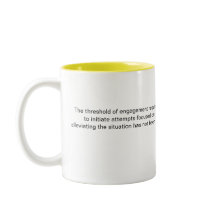 Inte mitt problem kaffe mugg