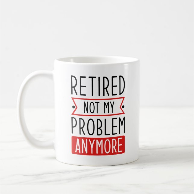 Inte mitt problem längre kaffemugg (Vänster)