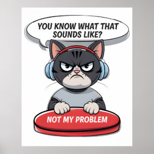 Inte mitt problem poster