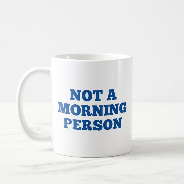 Inte morgonkaffe Mugg (Vänster)