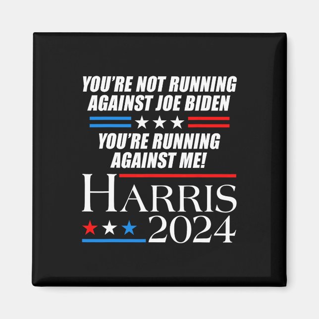 Inte mot Joe Biden - Kamala Harris Deba Magnet (Framsidan)
