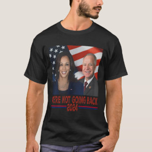 Inte mot Kamala Harris Tim Walz T Shirt
