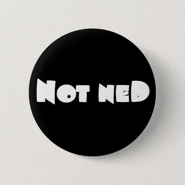 Inte Ned emblem Knapp (Framsida)