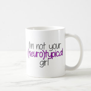 Inte Neurotypical flicka Kaffemugg