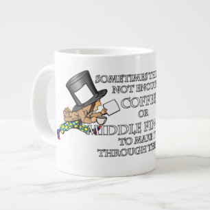 Inte Nog Kaffe eller Tummar Neråt Jumbo Mugg