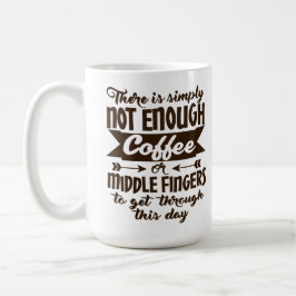 Inte nog kaffetypografi kaffemugg