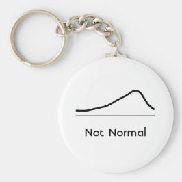 Inte normal för nyckelkedjan för Älskare för stati Nyckelring