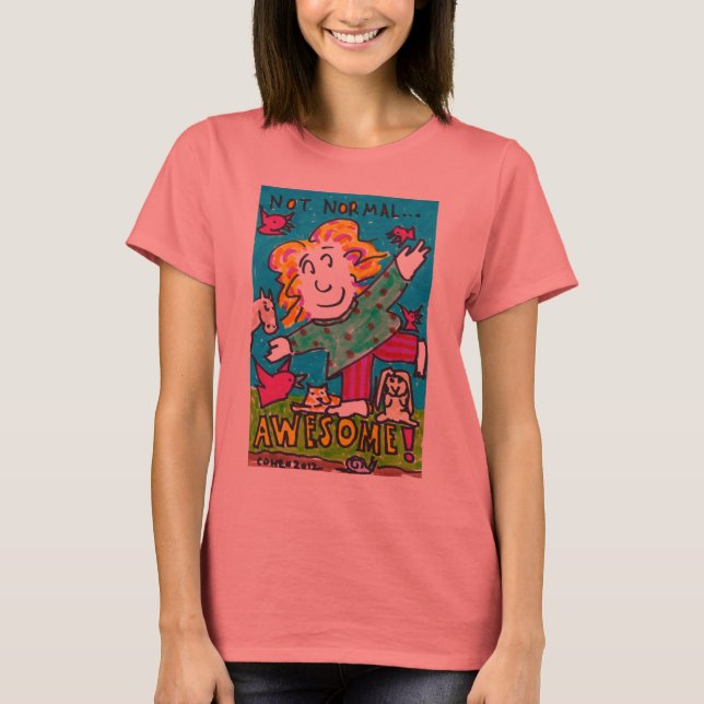 Inte normal tee (Framsida)