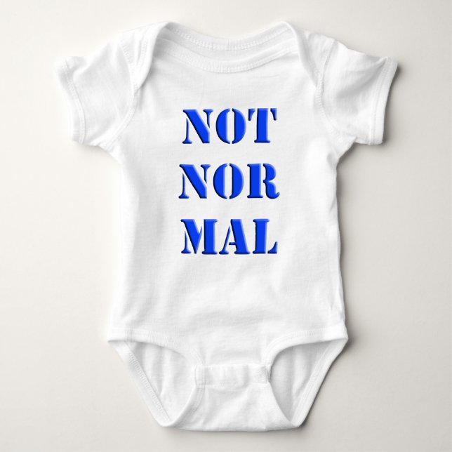 Inte normal tee shirt (Framsida)