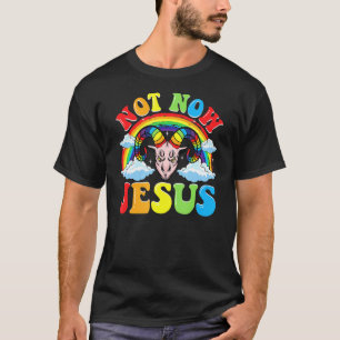 Inte nu Jesus - Satan Religion Non Believer T Shirt