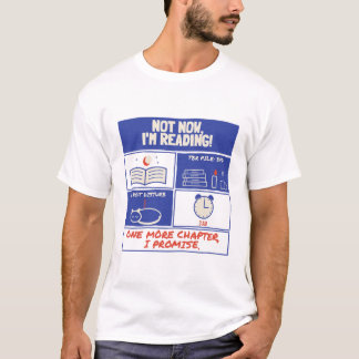 Inte Nu Läste Jag Retro Riso Bokälskare T Shirt