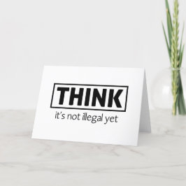 Inte olagligt tack kort