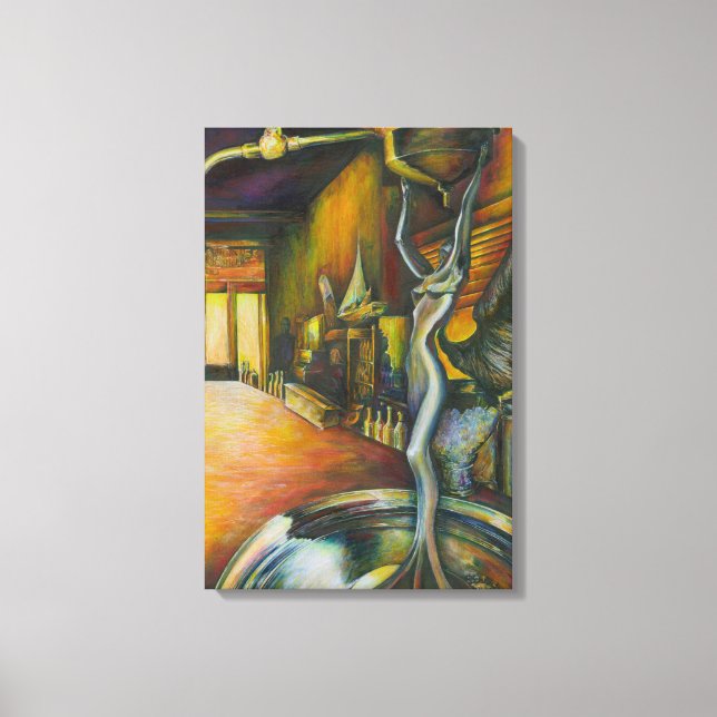 Inte om du inte börjar hummera. canvastryck (Framsida)