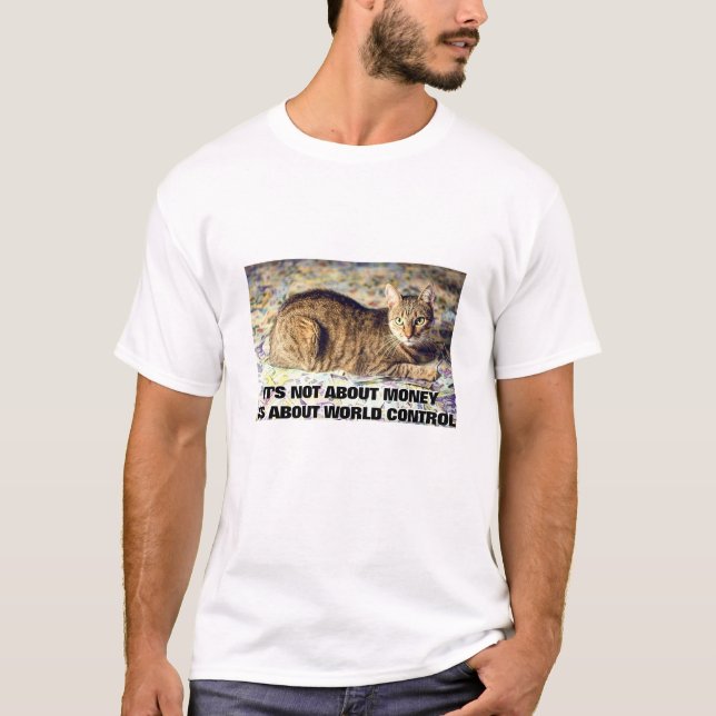 Inte om pengar (light) T-Shirt (Framsida)