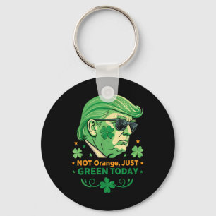 Inte Orange, bara Grönt i dag - Lustigt Trump St. Nyckelring