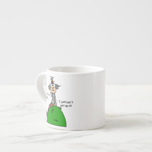 Inte över backehumorn espressomugg