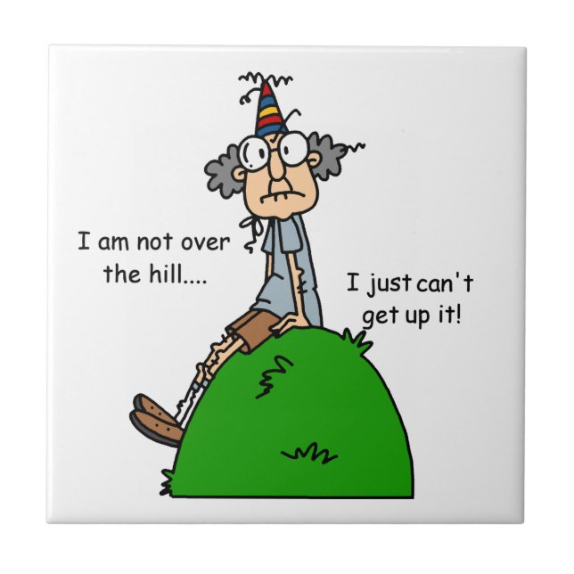 Inte över backehumorn kakelplatta (Framsidan)