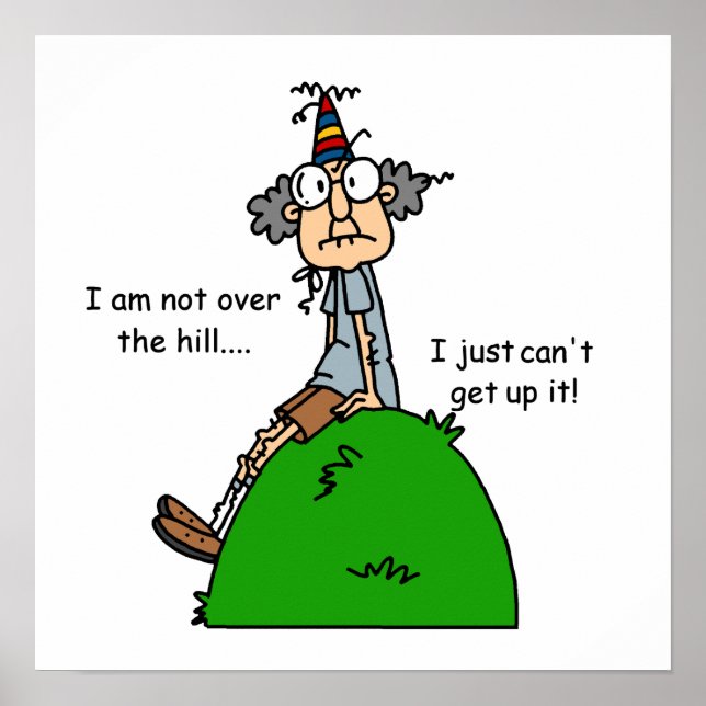 Inte över backehumorn poster (Framsidan)