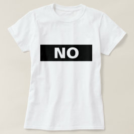 Inte på baksidan, två sidor t shirt