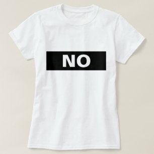 Inte på baksidan, två sidor t shirt