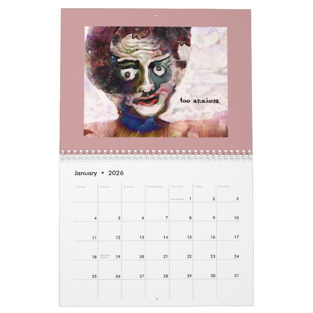 INTE på F---bok Kalender (Jan 2026)