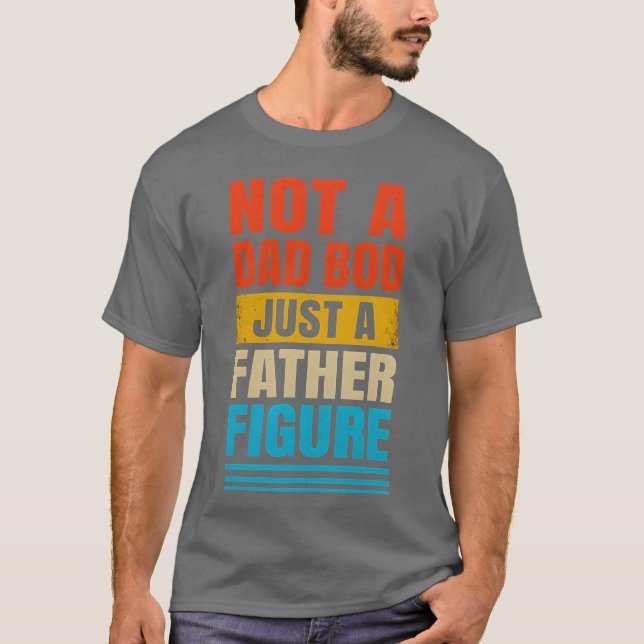 Inte Pappa Bod bara en flicka från Far Figur T Shirt (Framsida)