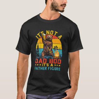 Inte Pappa Bod Det är Far Figur Vintage Bear Beer T Shirt