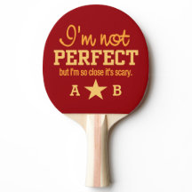 Inte Perfekt anpassningsbar monogram ping pong pad