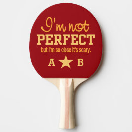 Inte Perfekt anpassningsbar monogram ping pong pad Pingisracket