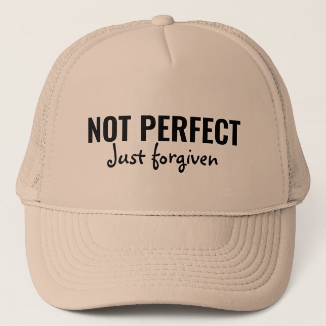 Inte Perfekt just förut, bibelvern, kristen Keps (Framsida)
