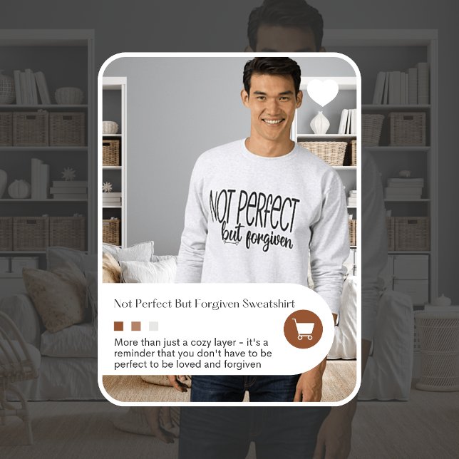 Inte Perfekt, men förlåten sötskjorta Lång Ärmad Tröja (Skapare uppladdad)