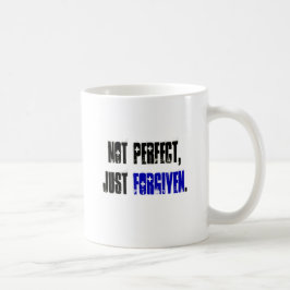 Inte perfekt precis förlåten manar kaffemugg