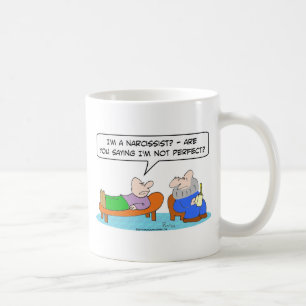 inte perfekt psykiaternarcissist kaffemugg