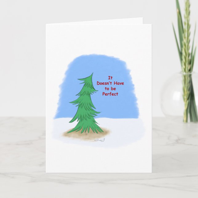 Inte Perfekt Träd Kort (Framsida)