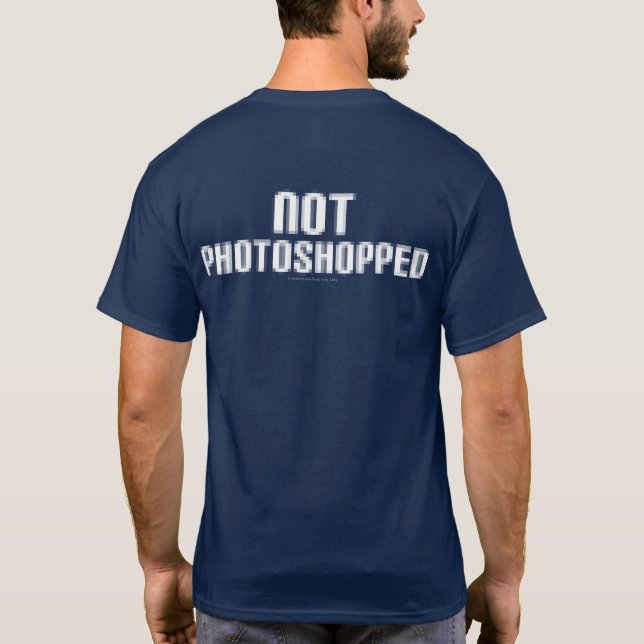 Inte Photoshoppad T-Shirt (Baksida)