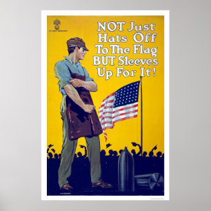 Inte precis hattar av till flagga poster