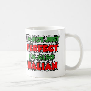 Inte precis perfekt italienare kaffemugg