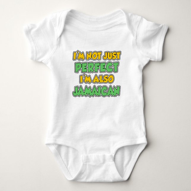 Inte precis perfekt jamaikan tee shirt (Framsida)