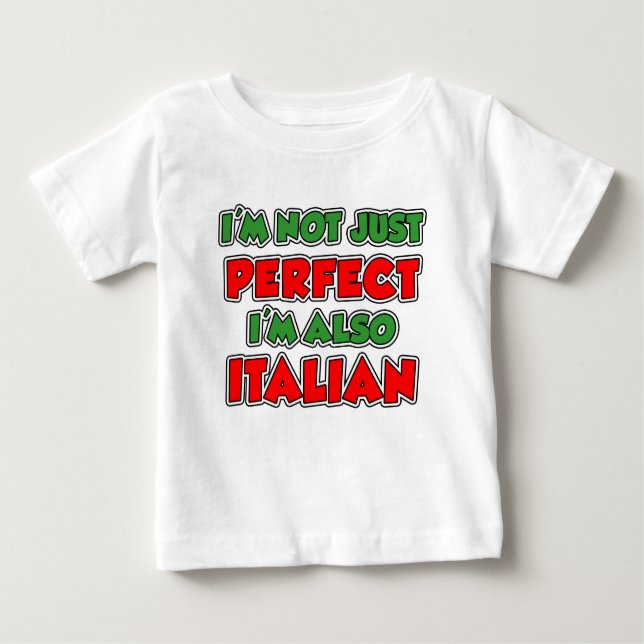 Inte precis perfekta italienareungar t-shirt (Framsida)