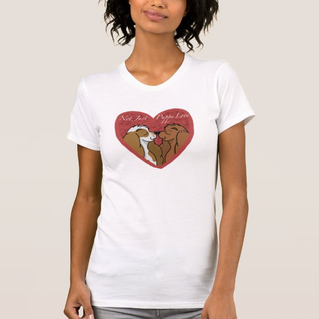 Inte precis valpkärlek t-shirt (Framsida)