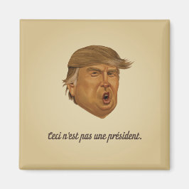 Inte president Magnet