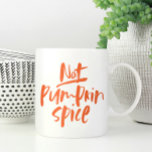 Inte pumpa krydda roligt fall kaffemugg<br><div class="desc">Sjuk på all sak pumpkrydda? Tänka som PSL är överskattat? Gå med upproret. Säg till alla att pumpa är för plockning och porcher och inte för din mugg. Ett modernt skript "inte pumpekrydda" strejkor perfektens ton för fåniget mugg. Gör en underbar vit elefantgåva.</div>
