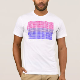 "Inte rak" Biflagga T-shirt