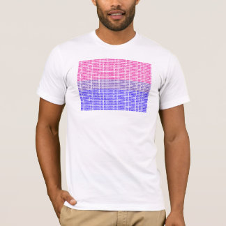 "Inte rak" Biflagga T-shirt