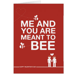 Inte rakt design"betytt till bi" kort