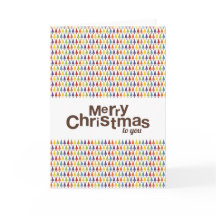 Inte Rakt Julgran-kort för regummering